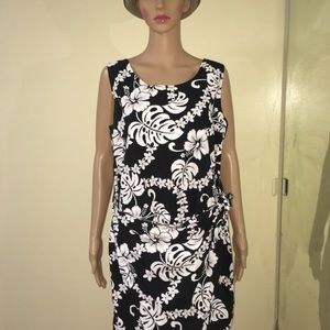 Hilo Hattie women pod shoulder Hawaiian floral XL